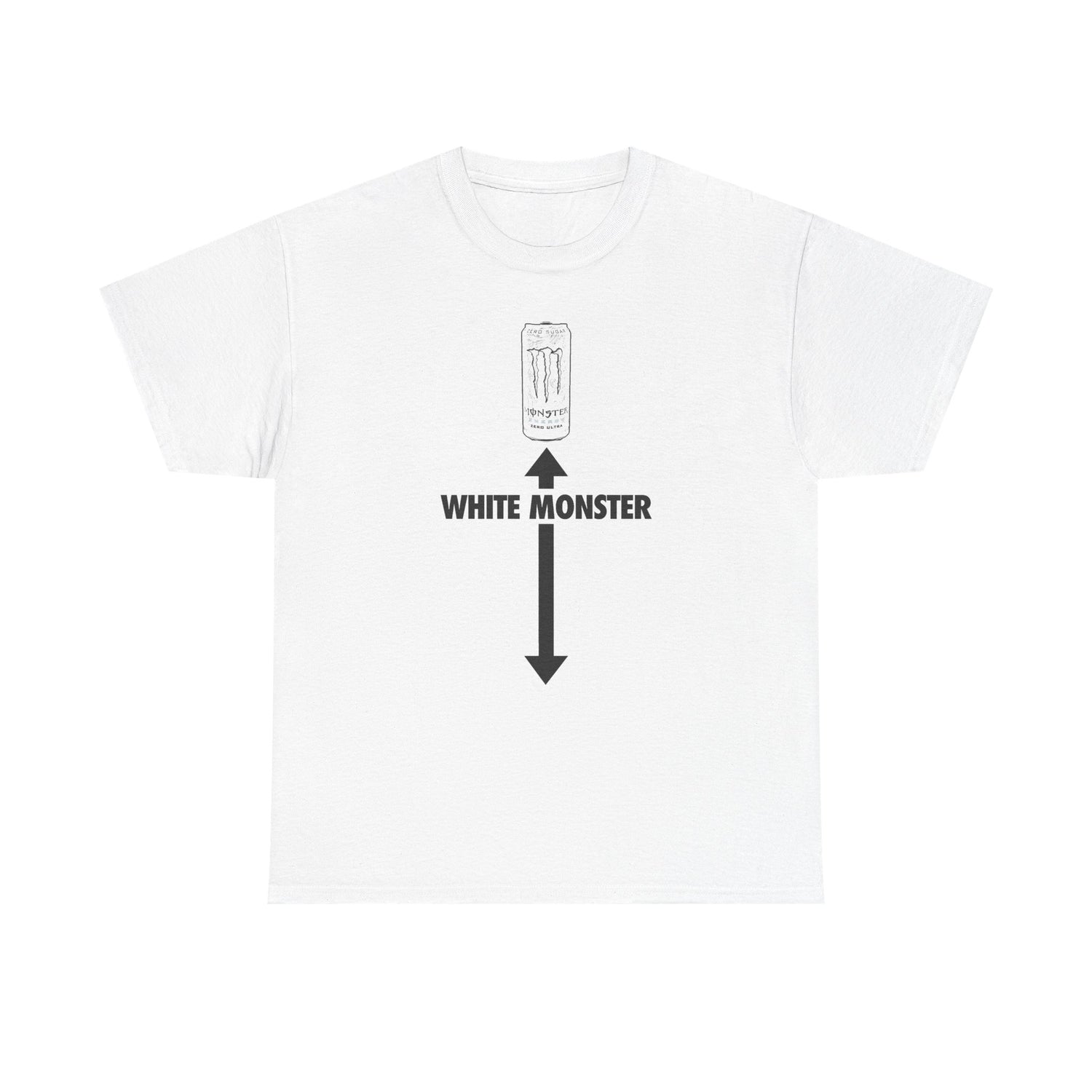 White Monster Tee