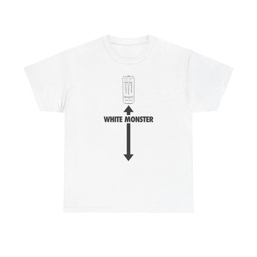 White Monster Tee